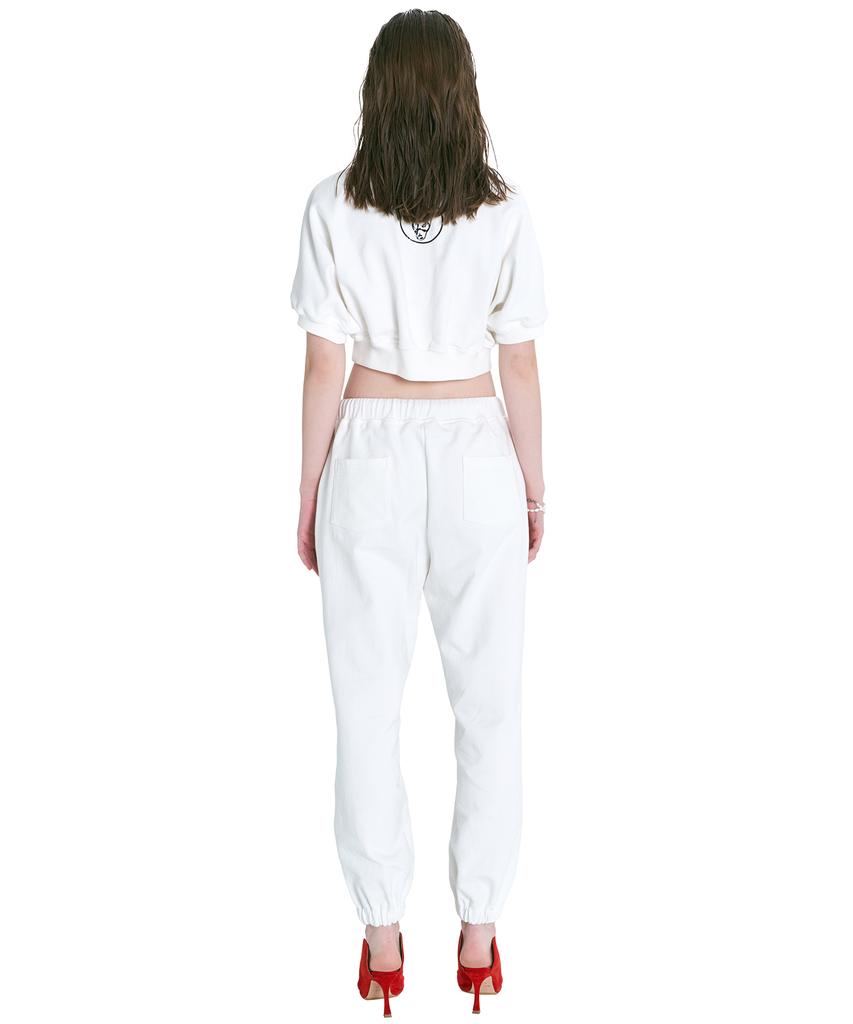 WARDOG K9 Logo Jogger Pants White