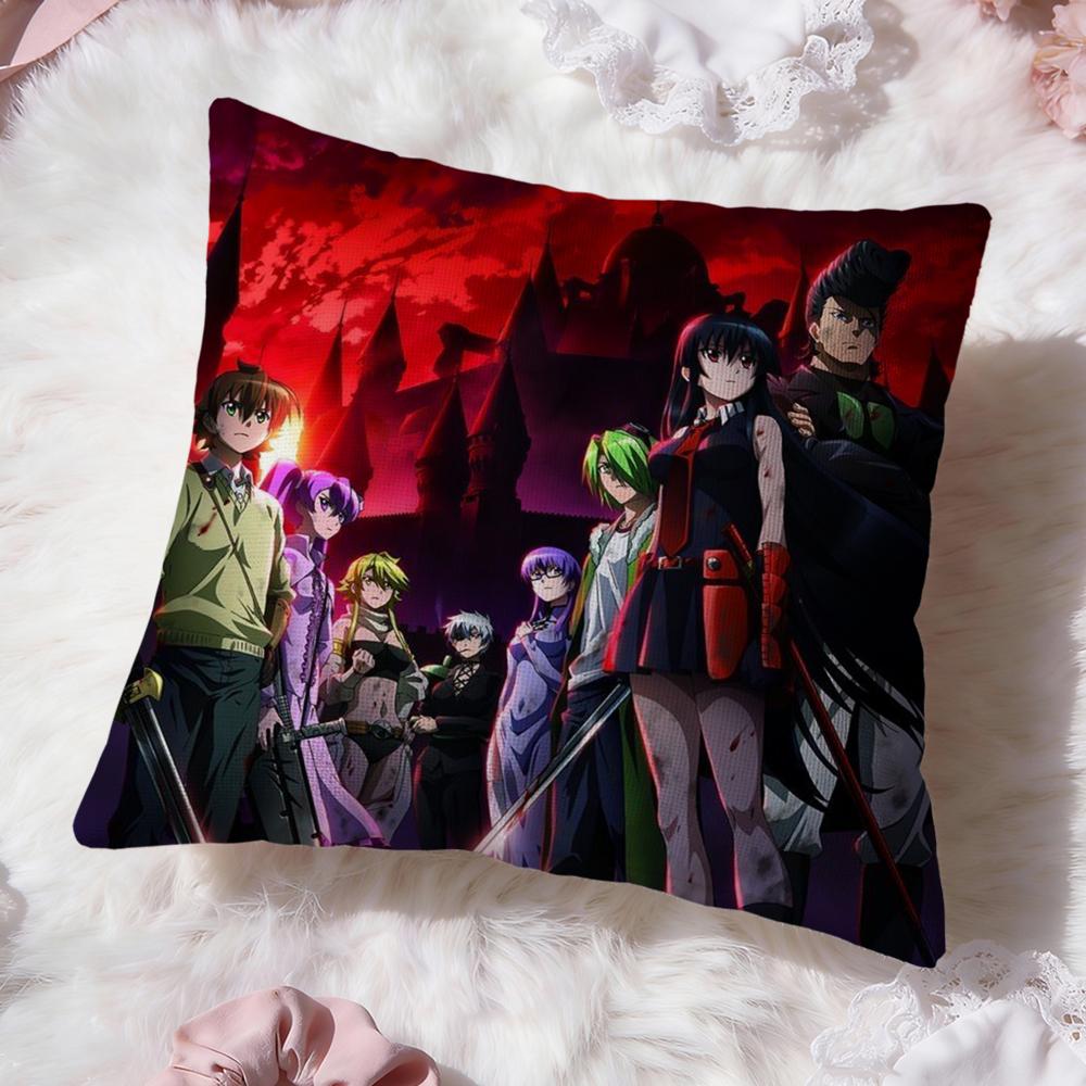 Akame Ga Kill anime Cushion Cover Premium Comfort Reversible Pillow Cove -Two in One Design for Any Room & Car Interior