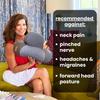 Durable And Safe Soothe-3-In-1 Neck Massager Cervical Pillow Hot Compress Vibration Massage Neck Traction Relax Pillow Spine Support Massager