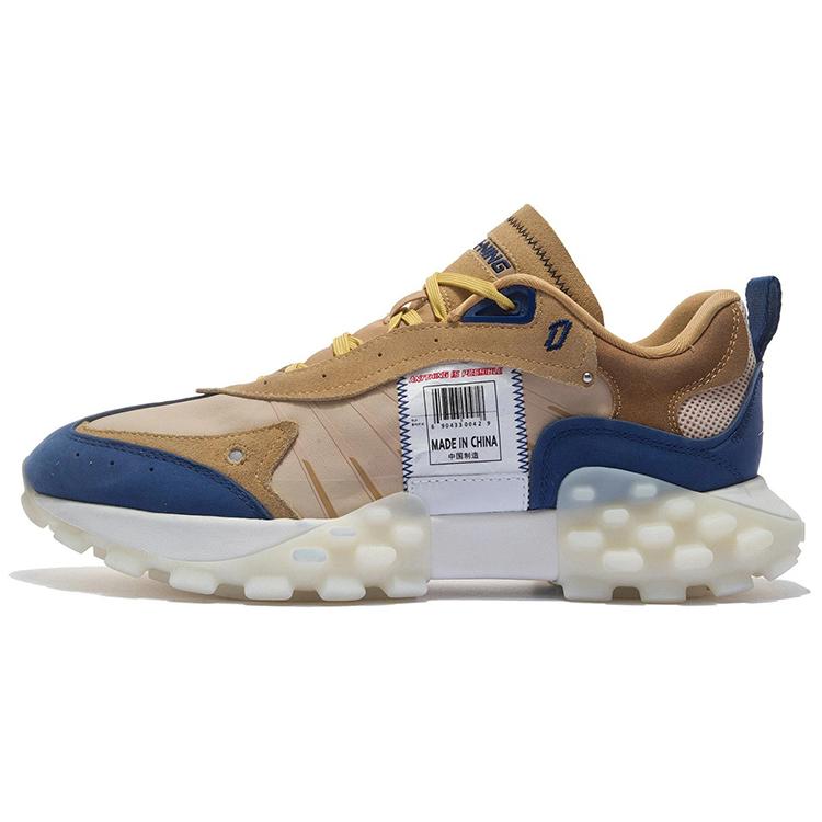 New LiNing OVERLOAD Casual Shoes Low Top Sports Casual Shoes Men's Navy AZGS033-3
