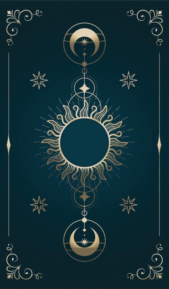 Kancharo 78-Card Tarot Card Set (Tarot of Oppositions) with Japanese Tarot Card Instructions and Pouch (Authentic)