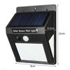 Solarleuchte Außen - 30 LED - Bewegungsmelder - Wasserdicht IP65 - 2er-Set