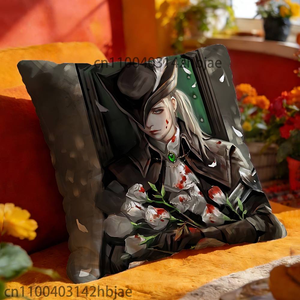 Lady Maria B-BloodborneS Pillowcases Bedroom Living Room Sofa Home Decor Polyester Cushion Cover with Zipper