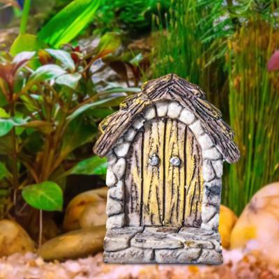 Miniatur-Türdeko für Garten, Harz-Bonsai-Zubehör, Aquarium-Artikel Topfpflanzen
