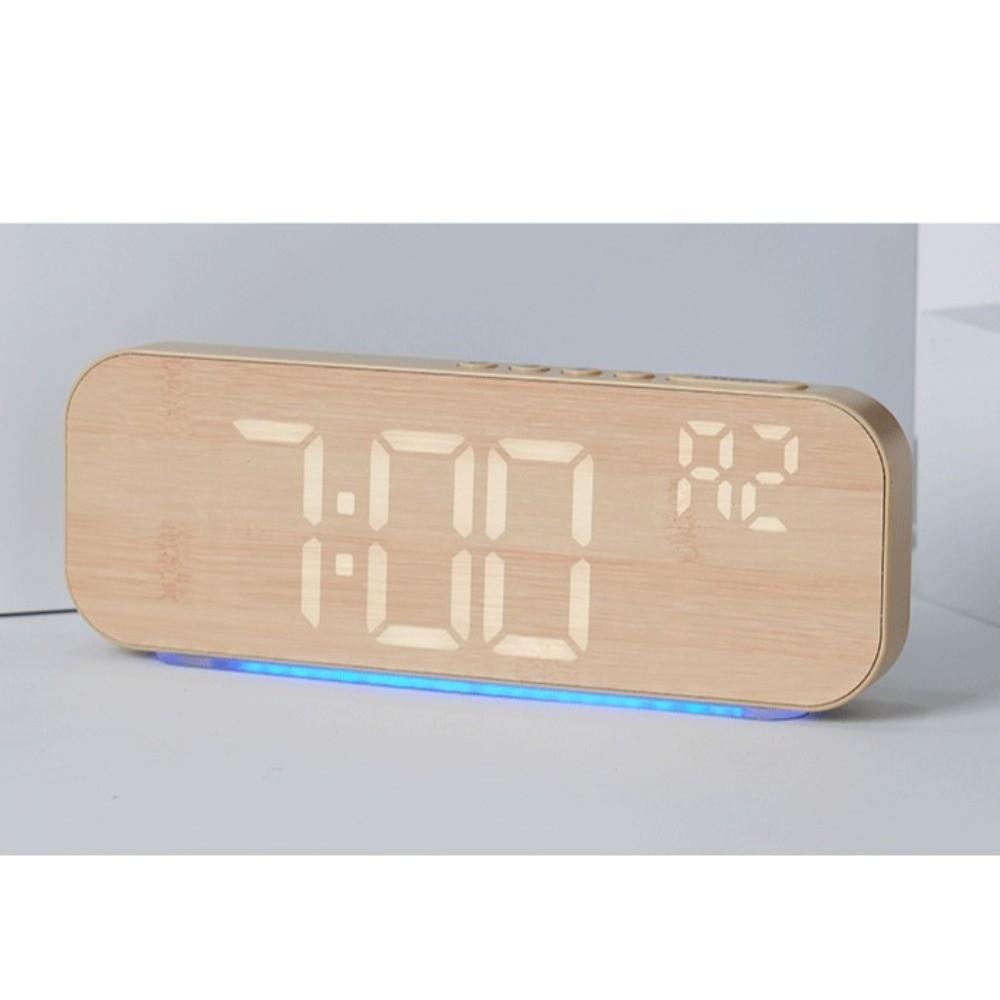 Temperature Display Wall Clock Multi-functional Desk Clock Digital Alarm Clock Office Use