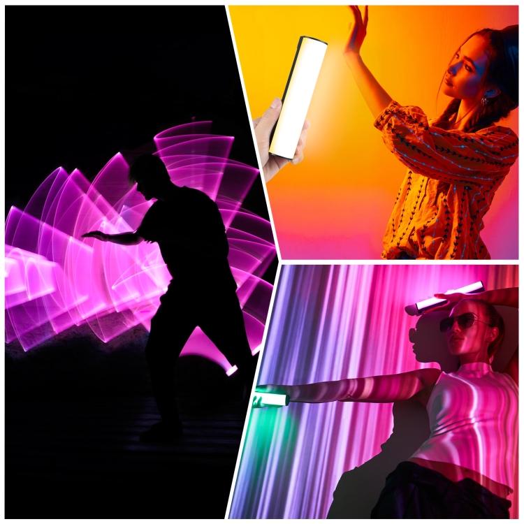 PULUZ 17cm Foto Handheld Vollfarbe RGB Stick Licht Magnetisches LED Fülllicht
