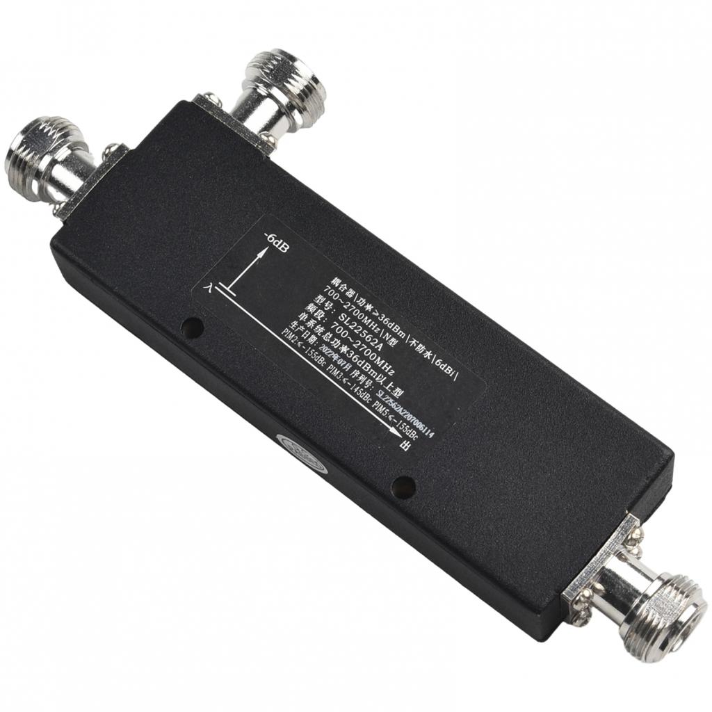 N-Type Female RF Coaxial Directional Coupler 800-2500MHz 200W