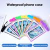 Waterproof Phone Pouch with Detachable Lanyard Transparent Floating Cell Phone Dry Bag Case Protector Beach Kayak Cruise Travel Essentials