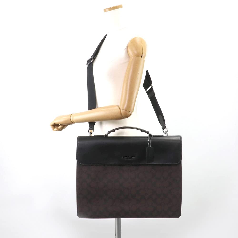 Shoulder Bag Briefcase C9827 QBAE4 2way A4 Compatible Signature [Coach] Men's [item]