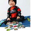 Weihnachts-Adventskalender mit Rückzieh-Rennwagen-Spielzeug 24-Tage-Countdown-Kalender Blind Box Geschenke für Kinder Weihnachtsfeier-Mitgebsel