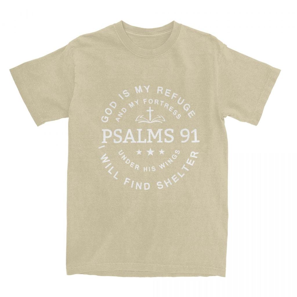 Bible Gateway Psalm 91 Herren Damen T-Shirts Christus Accessoires Mode T-Shirt 100% Baumwolle Grafik