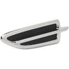 Aramox Front Mudguard Vent Trim, Front Vent Strip Chrome Stylish Easy To Install Insert Vent Strip Fit for 2013 To 2016 Escape (Left: Cj5Z-16228-Aa,
