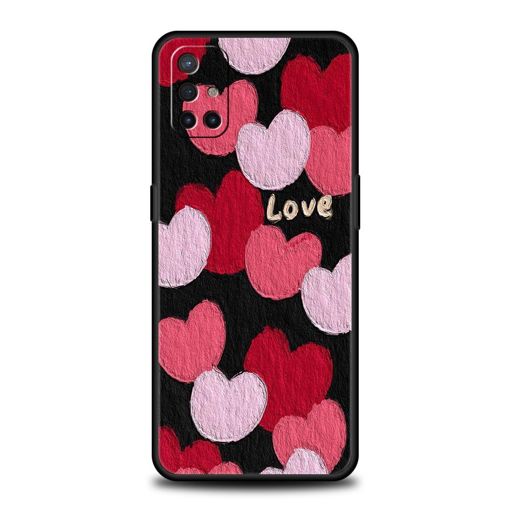 Phone Case For OnePlus 11 10 9 Pro 9T 12R 10R 9R 9RT 10T 8T 8 7 6T 7T Nord 2T CE 2 5G N200 N10 N100 Soft Cover love flower Art