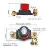 300A 12V-48V Top Post Car Battery Disconnect Switch Cut/Shut Off Switch for Car RV Truck Boat