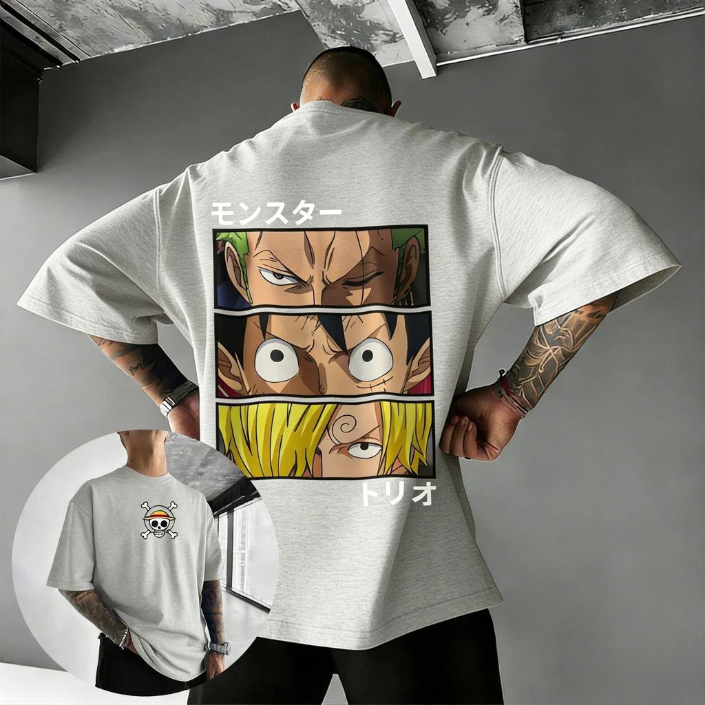 T Shirt Men Women Cotton Short Sleeve Tee Tops 2026 Summer Zoro Sanji Graphic Print Streetwear Casual Y2k
