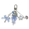 Sparkling Marine Charm Phone Chain Keychain With Firefly Design Resin Pendant Jewelry For Keys Bags Decoration