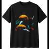 Kiwi Bird Unisexs T Shirt Black 100 Cotton Ornithology Adults Nature Vintage Casual Breathable Soft Graphic Slightly