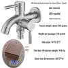Dual-Outlet 4-Point Washing Machine Faucet with Household Switch