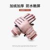 Winter Warm Gloves Men Women - Touchscreen Compatible Windproof Anti-Slip Thick Insulated Outdoor Skiing Cycling