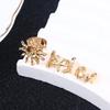 3Pcs Ear Cuff Earrings Non-Piercing Starfish Sun Cuff Ear Clip Earring For Women Fake Cartilage Simple Y2K Jewelry
