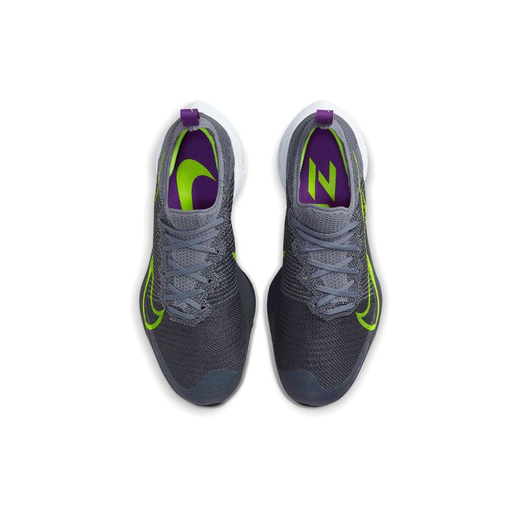 Nike Air Zoom Tempo NEXT% Flyknit Particle Grey Volt Men Sneakers Dark-Grey Wild-Berry CI9923-004