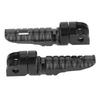 Pair of Front Foot Pegs Pedals Motorcycle Modification Fit for Honda CB125R CB300R CB1300SF CB600FBlack