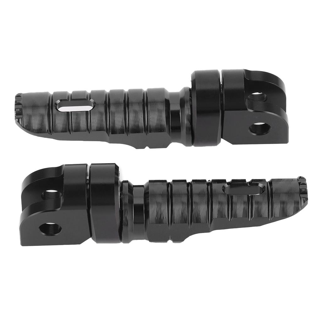 Pair of Front Foot Pegs Pedals Motorcycle Modification Fit for Honda CB125R CB300R CB1300SF CB600FBlack