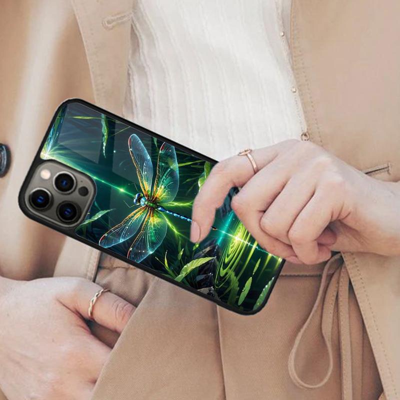 Dragonfly Magnetic Phone Case For APPLE iPhone 17 Air 16 14 13 12 Pro Max 15 Plus Wireless Charge With MagSafe Cover