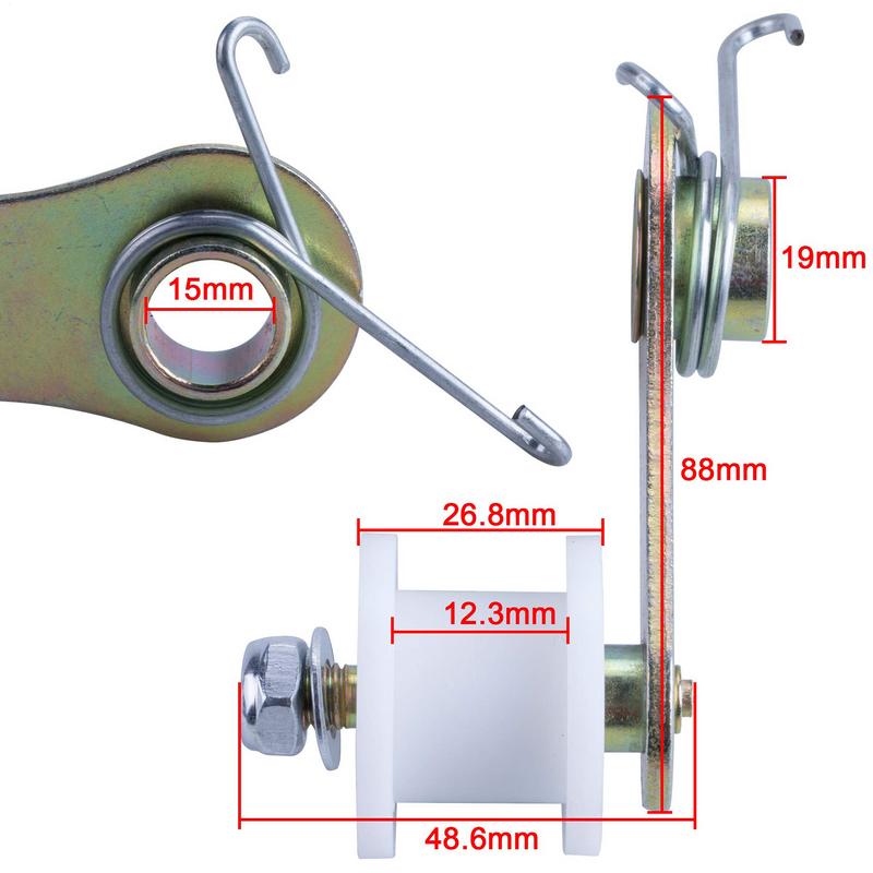 Motorcycle Chain Tensioner Drive Chain Tensioner Wheel Bike Chain Tensioner Multifunctional Bike Chain Tensioner Wheel