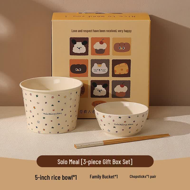 Yuluo Cartoon Ceramic Dining and Drinkware Collection