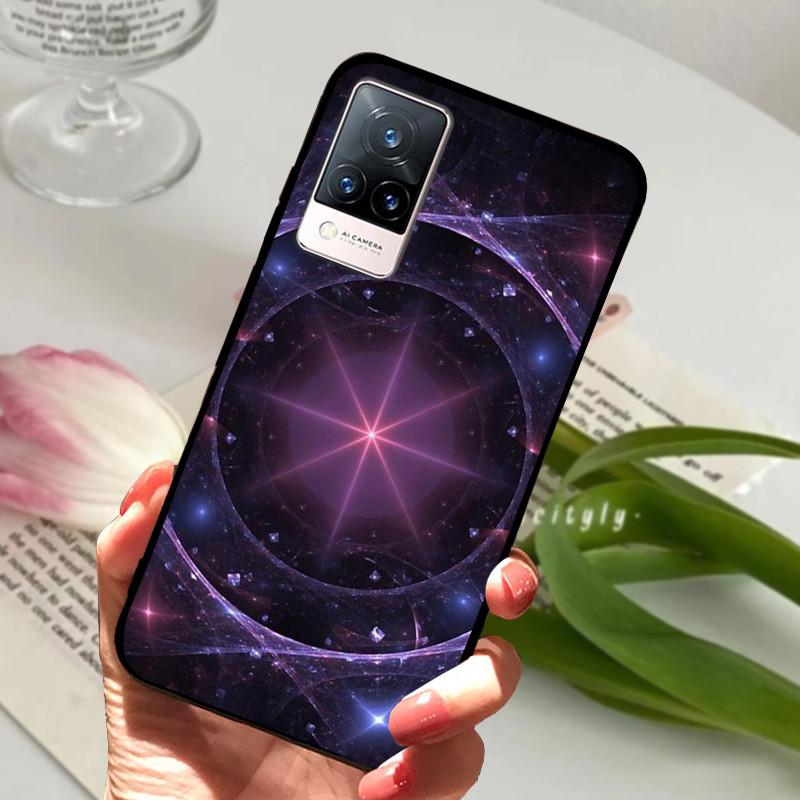 For vivo V21 5G 4G V21E Case Soft Silicone Phone TPU Coque Cover for Vivo V21E v21 V 21e 21 V2050 V2061 Protective Fundas Shell