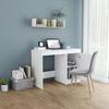 VidaXL White Desk 100x50x76 Cm Chipboard