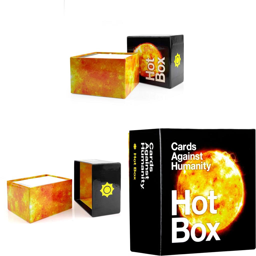 Cards Against Humanity Hot Box Card Game With Copper Paper Material For Party And Family Fun