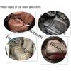 Luxury PU Leather Car Seat Cover Protector Front Car Seat Cover Seat Bottom Cover Single Seat Cover-Compatible With 90% Vehicles (Width 20.8× Deep21
