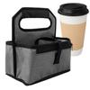 Portable Beverage Insulated Bag Reusable Insulated Coffee Cup Carrier Insulated Foldable Drinking Holder With Handle For Camping