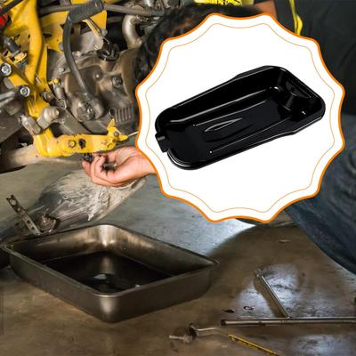 Bac de vidange d'huile Anti 2,5L Outil polyvalent d'entretien de voiture Capte-gouttes pour Garage Atelier Maison