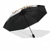 Elvis Customize Text Umbrella Outdoor Automatic Umbrella Retractable Design with 8-Rib Durability Foldable Design for Outdoor Daily Use Elegant