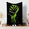 1pc Blanket - Monster Energy LOGO Print Design, Lightweight Blanket for Sofa, Bed- Soft &Warm, Gift for All Seasons