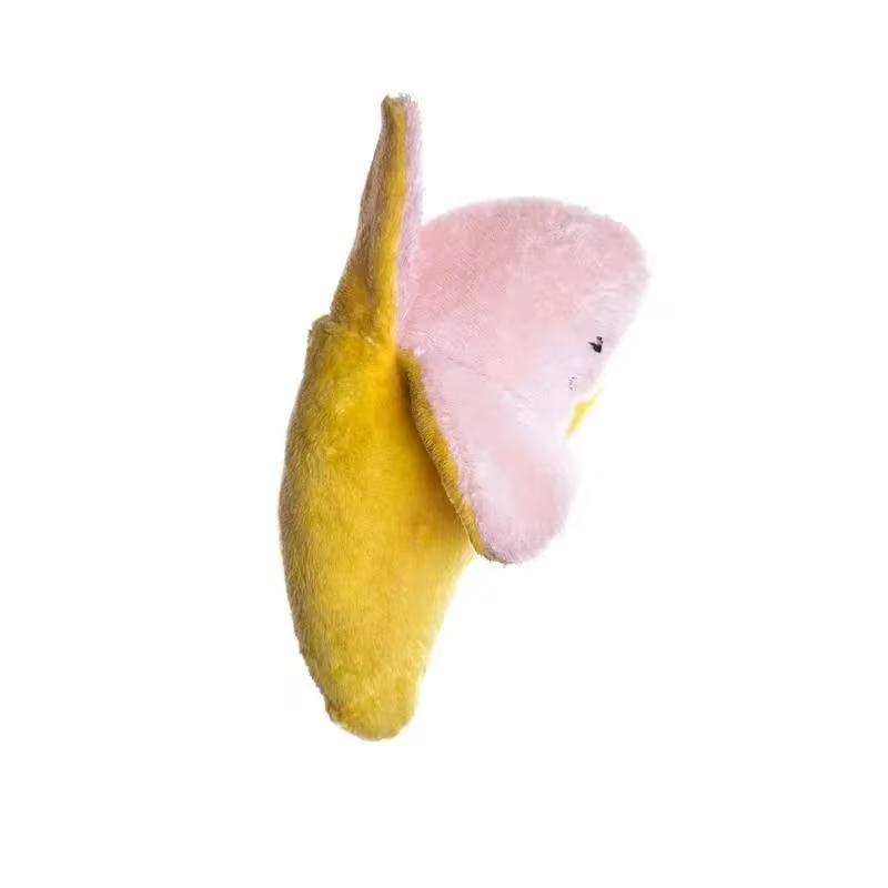 

Мягкая игрушка-пищалка для домашних животных, устойчивая к укусам, чистая игрушка для жевания и дрессировки щенков, мягкая игрушка в виде банановой косточки, овощей и фруктов, товары для животных bananas