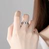 925 Sterling Silver Rings for Women Men Couple Minimalist Handmade Simple Chain Ring Party Jewelry Gift Prevent Allergy