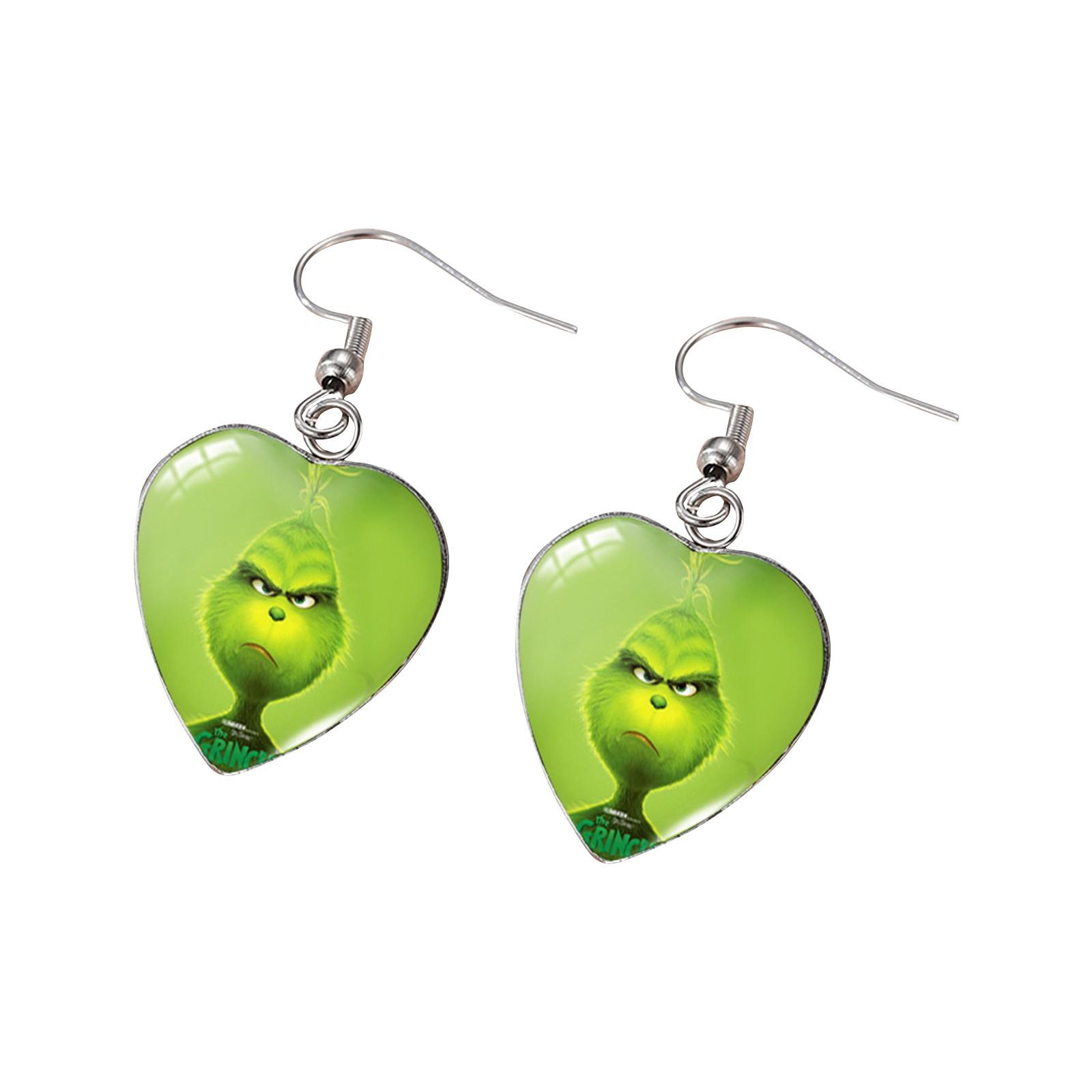 

Ювелирные изделия Серьги Зеленые серьги Love Серьги из нержавеющей стали One Size