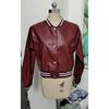 New Women's Faux Leather Jacket, Long Sleeve Biker Style PU Coat Oversize Two Pockets, Winter Fashion Trench Coat for Ladies