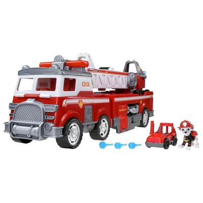 TAKARA TOMY Unisex Psi Patrol Ultimate DX pojazd ratunkowy Marshall Ultimate Fire Truck