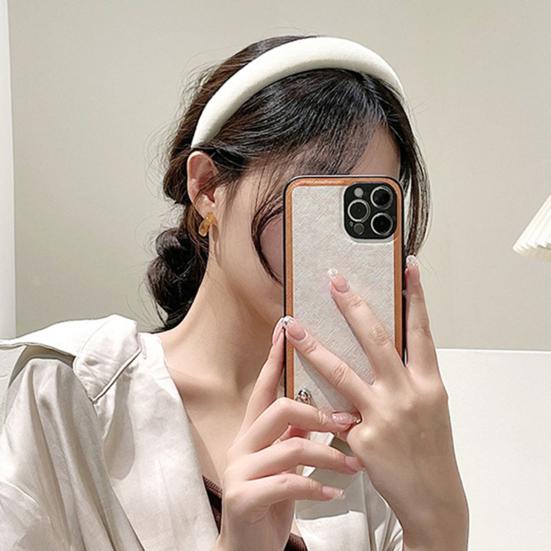 Women Headband Thick Sponge Filling Natural Face Shaping Headband Comfortable High Cranium Head Band Autumn Winter Hair