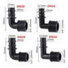 1/2" 3/4" Male Thread Elbow Connector DN16 DN20 90 Degrees Garden Micro Irrigation Pipe Connectors Angle Bend Water Fittings
