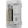 ALPHA Replacement Lock for Entry Doors, L4056ALU-S (Silver)