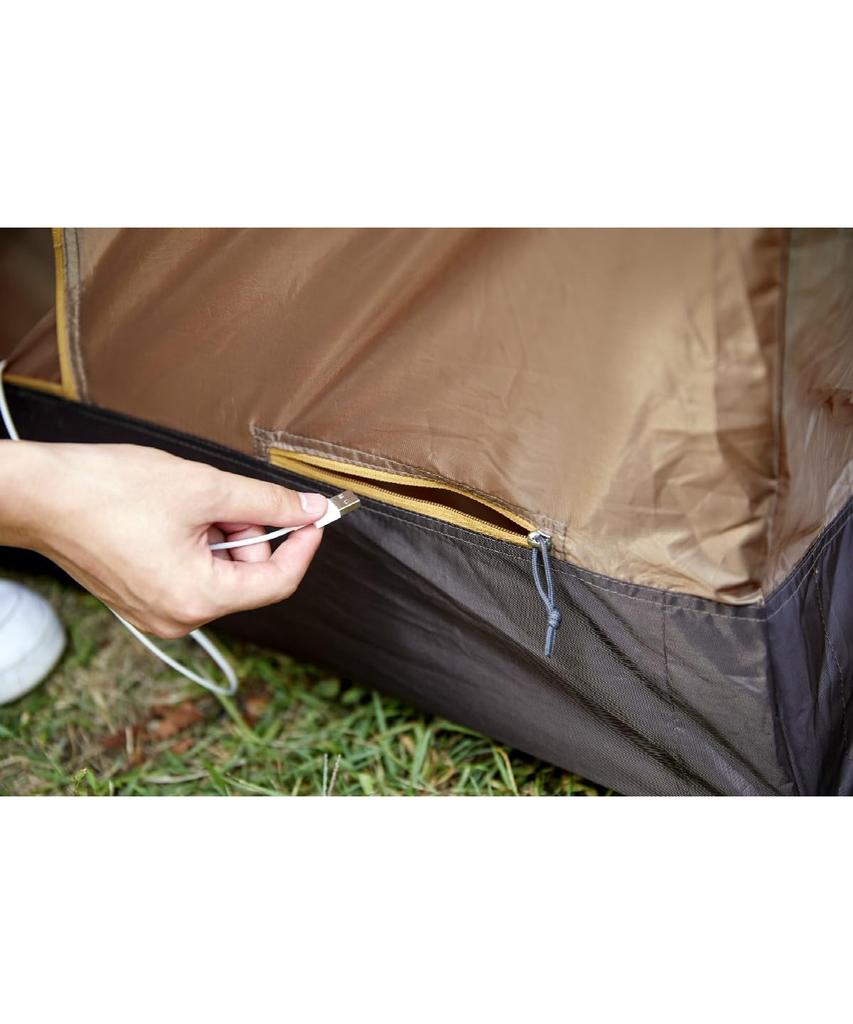 Tunnel Tres Arch Tent VP160101J01 500 x 250 x with Includes 1 Inner Storage Bag Included [Visionpeaks] Tent, 2-3 Person, 2-Room Coyote, Approx.