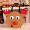 Enfeites Decorativos de Pendurar Saco de Natal Design Criativo Artesanato Requintado Veado de Desenho Animado Saco de Doces Estilo Fofo