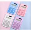 Mini Calculator Slim Solar Power Studentstest Stationery Office Easy Gift Carry