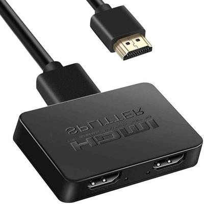 Splitter HDMI: 1 intrare, 2 ieșiri, acceptă 1080P, 4K, 3D pentru PS4/Xbox
